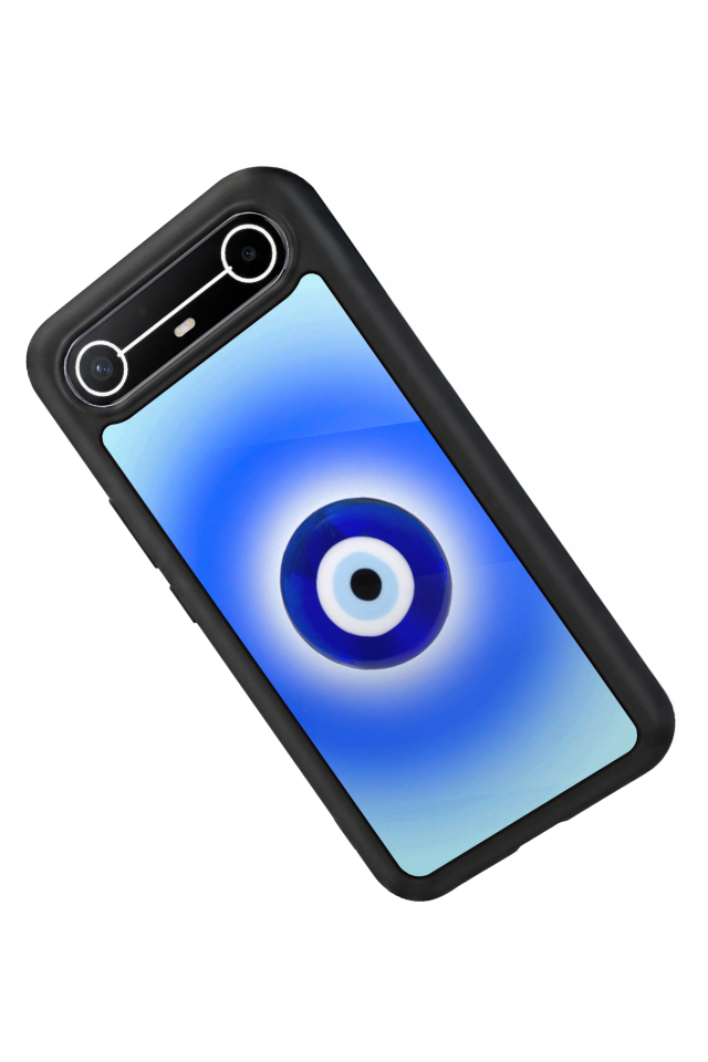 Tecno Spark Slim 5G Uyumlu Nazar Tasarımlı Glossy Premium Kılıf