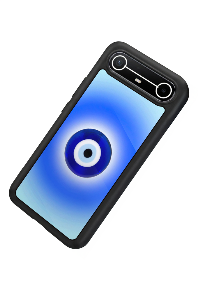 Tecno Spark Slim 5G Uyumlu Nazar Tasarımlı Glossy Premium Kılıf