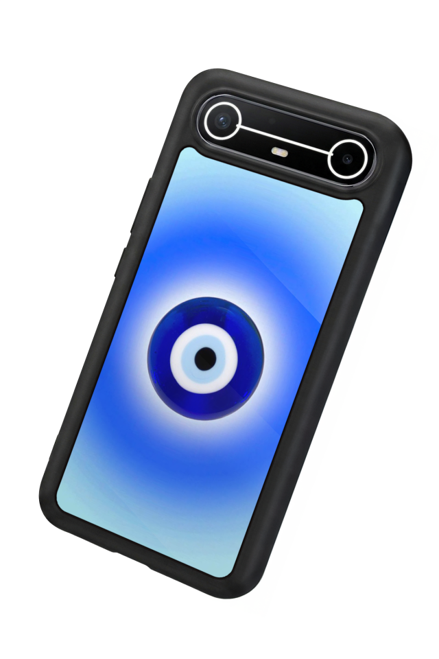 Tecno Spark Slim 5G Uyumlu Nazar Tasarımlı Glossy Premium Kılıf