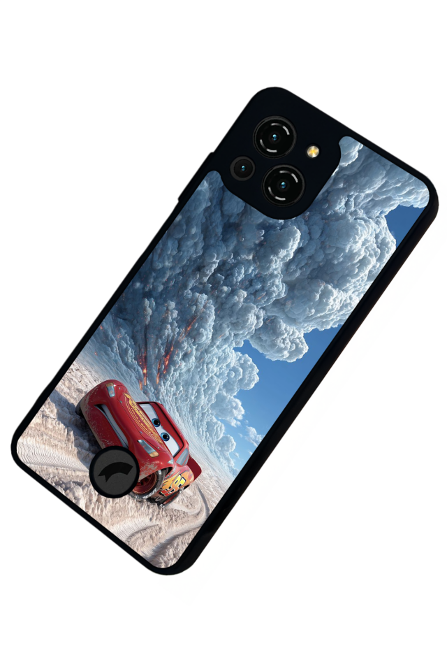 Reeder S23 Pro Max Uyumlu Simsek McQueen Tasarımlı Glossy Premium Kılıf