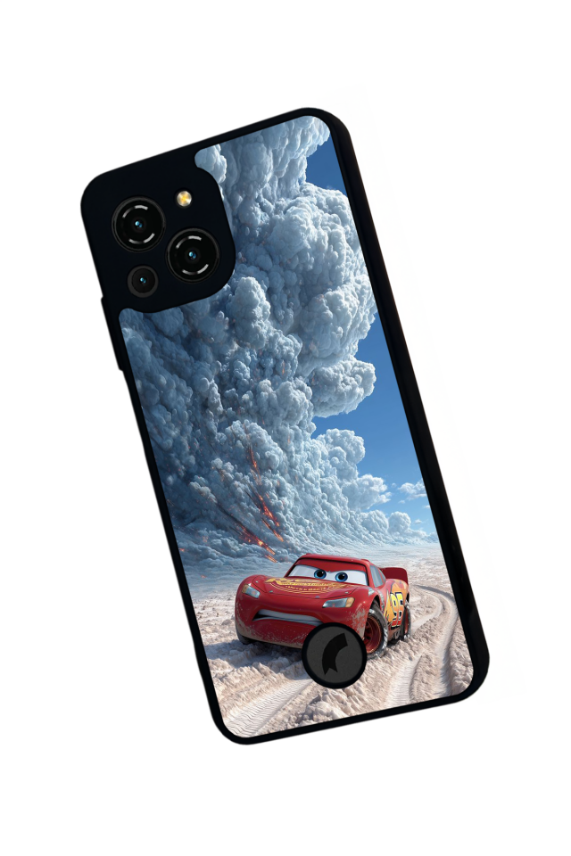 Reeder S23 Pro Max Uyumlu Simsek McQueen Tasarımlı Glossy Premium Kılıf