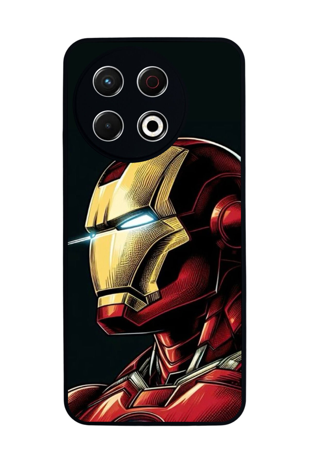 Tecno Spark 30 Pro Uyumlu Iron Man ( Demir Adam ) Tasarımlı Glossy Premium Kılıf