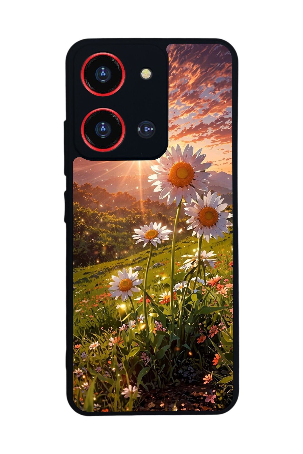 Reeder S19 Max Pro S ZOOM Uyumlu Cicek Tasarımlı Glossy Premium Kılıf
