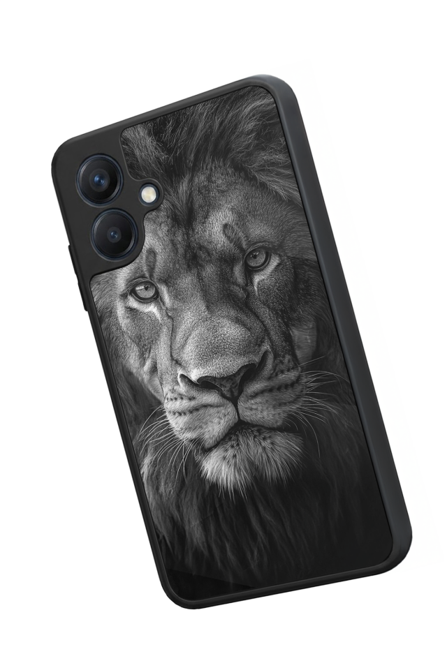 Samsung Galaxy A07 Uyumlu Aslan Tasarımlı Glossy Premium Kılıf