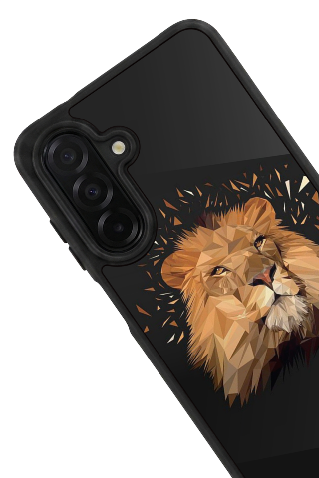 Samsung Galaxy A56 Uyumlu Aslan Tasarımlı Glossy Premium Kılıf
