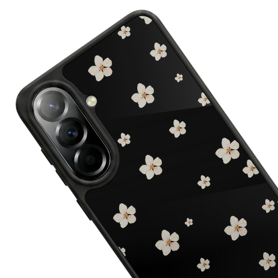 Samsung Galaxy A37 Uyumlu Cicek Tasarımlı Glossy Premium Kılıf