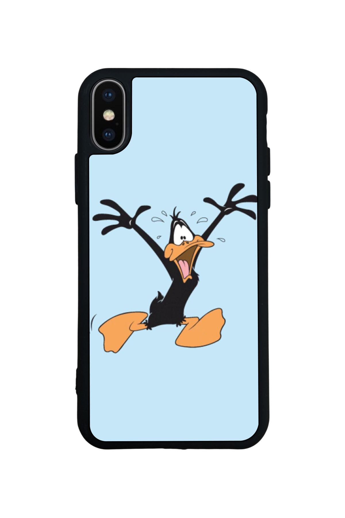 iPhone XS Max Uyumlu Daffy duck Tasarımlı Glossy Premium Kılıf