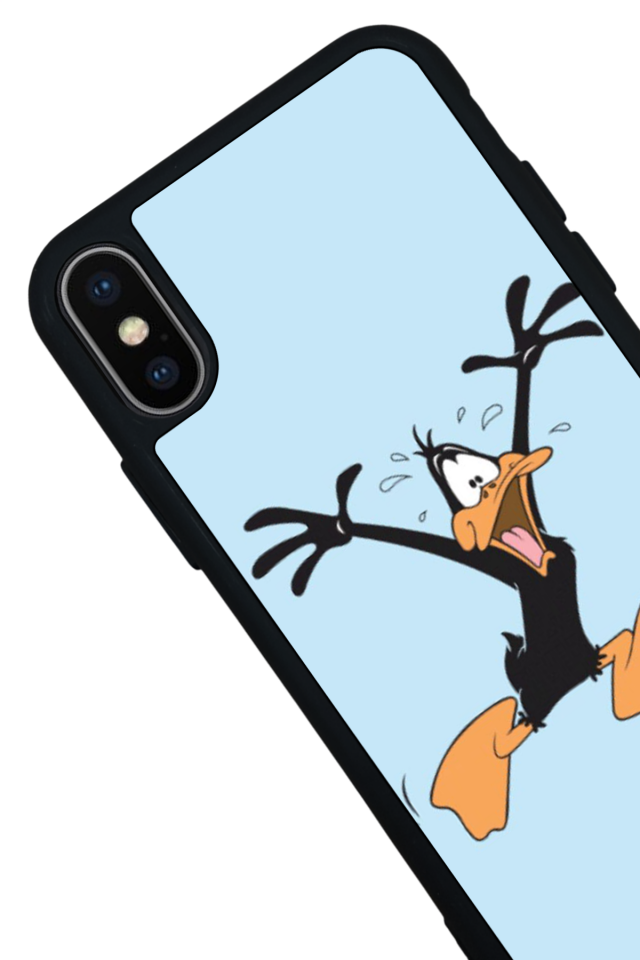 iPhone XS Max Uyumlu Daffy duck Tasarımlı Glossy Premium Kılıf