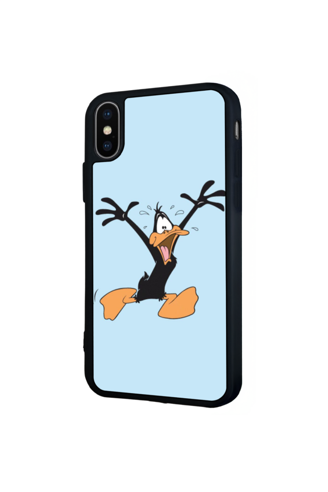 iPhone XS Max Uyumlu Daffy duck Tasarımlı Glossy Premium Kılıf