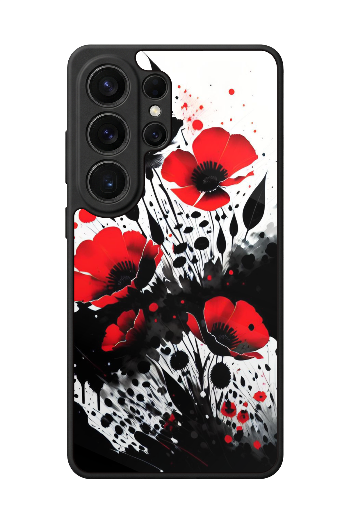 Samsung Galaxy S26 Ultra Uyumlu Floral Tasarımlı Glossy Premium Kılıf