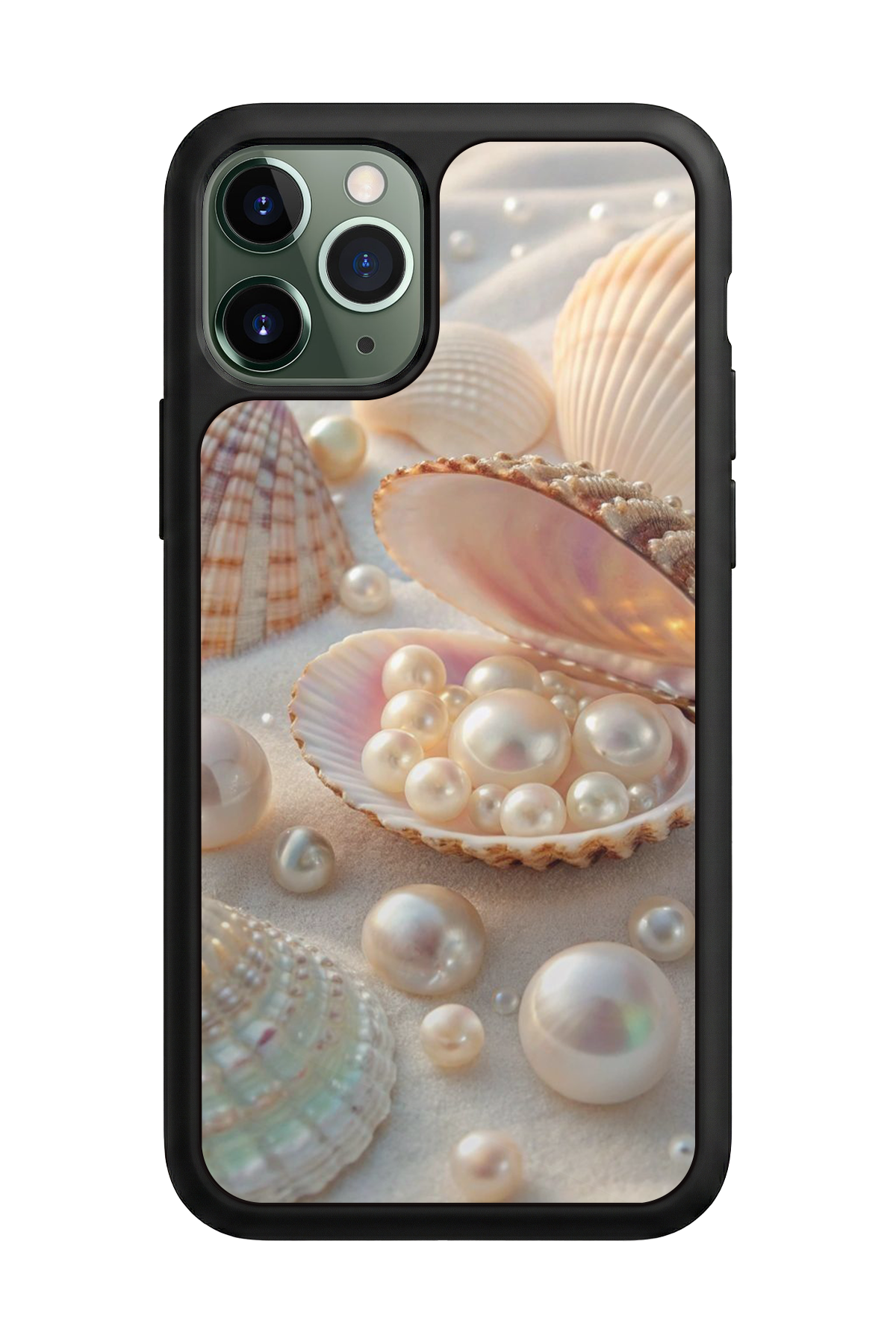 iPhone 11 Pro Uyumlu  İnci Tasarımlı Glossy Premium Kılıf