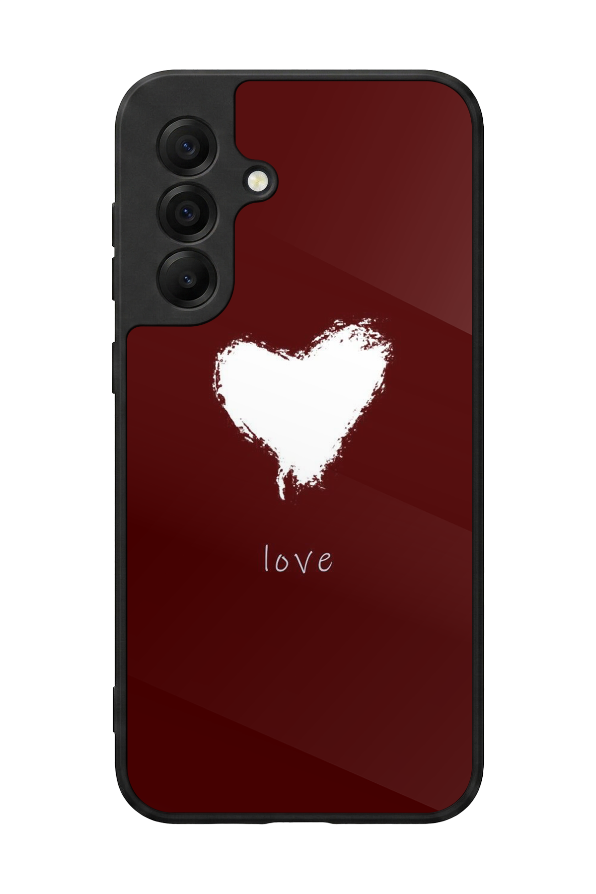 Samsung Galaxy A17 Uyumlu Kalp Love Tasarımlı Glossy Premium Kılıf