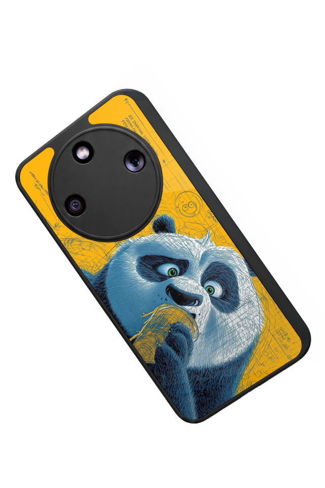 Honor Magic 8 Lite Uyumlu Kung Fu Panda Tasarımlı Glossy Premium Kılıf