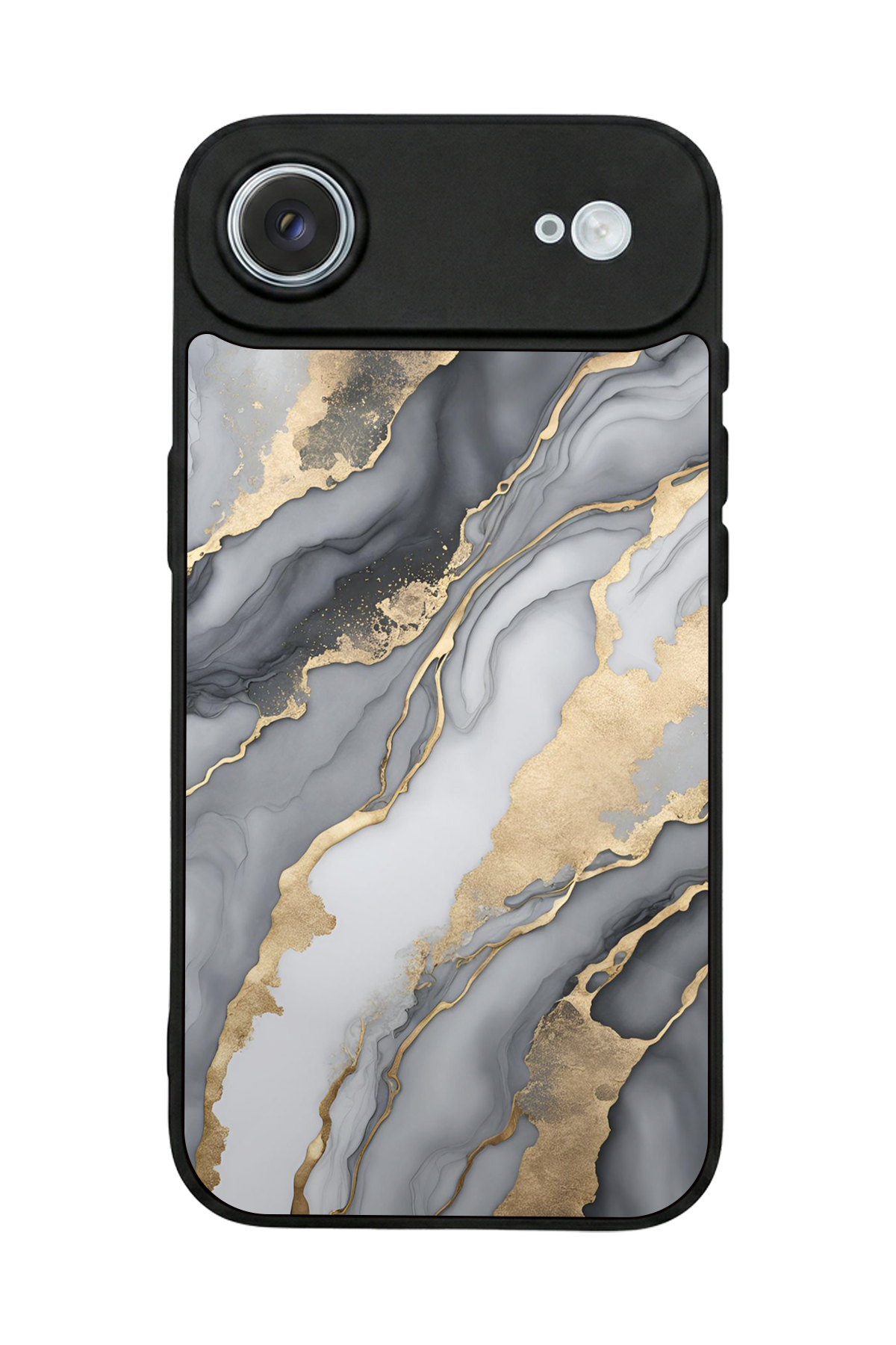 iPhone 17 Air Uyumlu Mermer Marble Tasarımlı Glossy Premium Kılıf