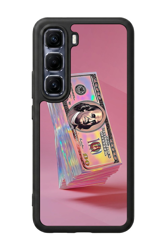 Infinix Hot 60 Pro Plus Uyumlu Money Para Tasarımlı Glossy Premium Kılıf