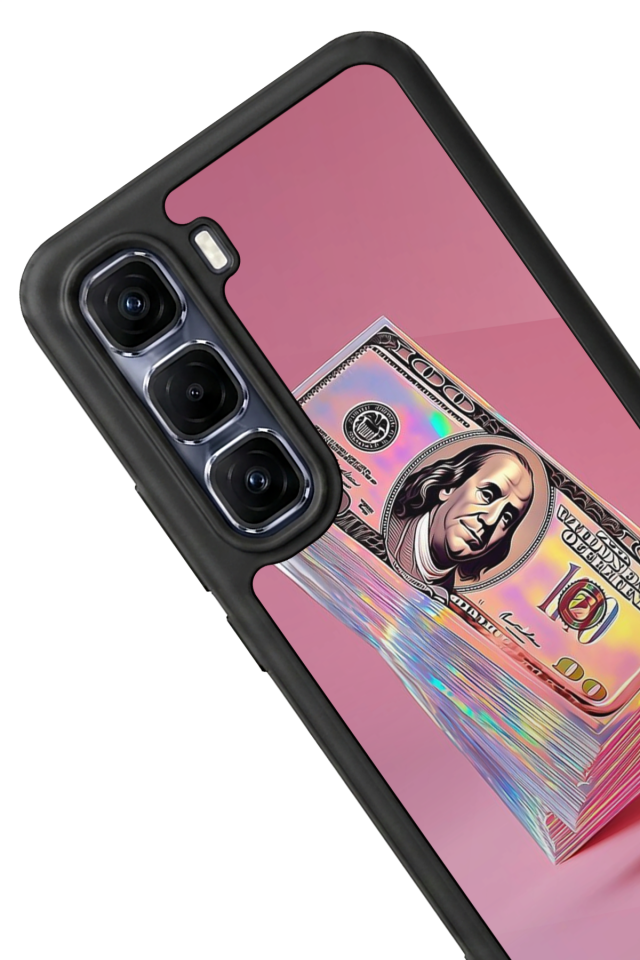 Infinix Hot 60 Pro Plus Uyumlu Money Para Tasarımlı Glossy Premium Kılıf