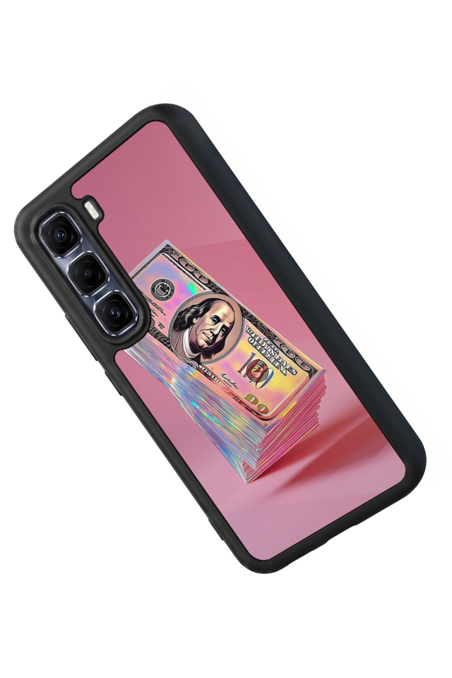 Infinix Hot 60 Pro Plus Uyumlu Money Para Tasarımlı Glossy Premium Kılıf