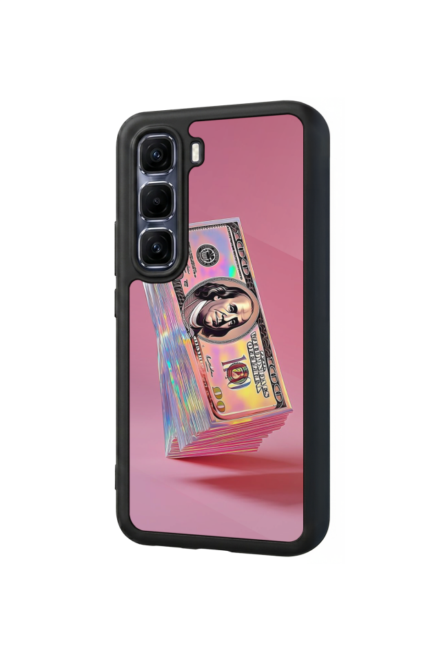 Infinix Hot 60 Pro Plus Uyumlu Money Para Tasarımlı Glossy Premium Kılıf