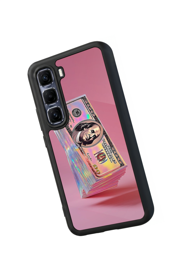 Infinix Hot 60 Pro Plus Uyumlu Money Para Tasarımlı Glossy Premium Kılıf