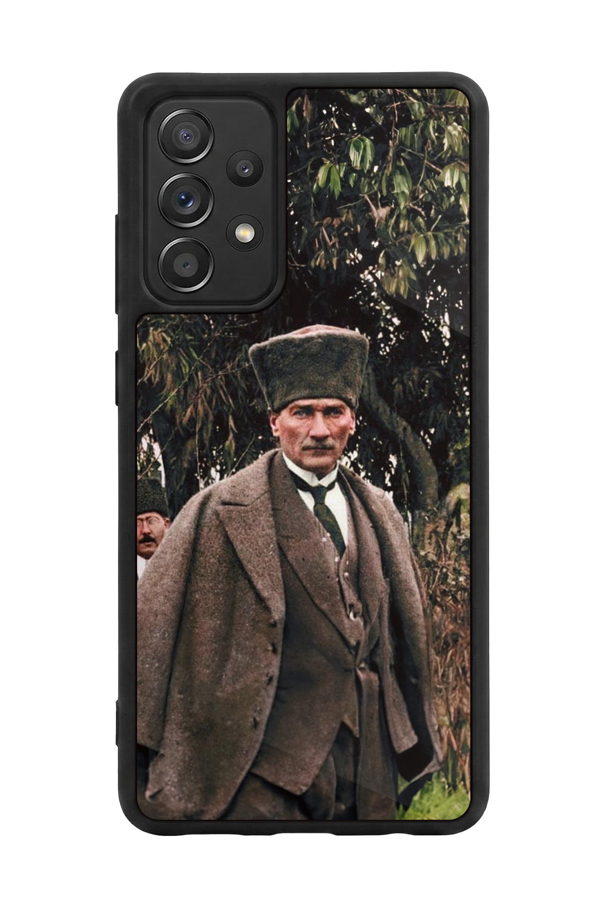Samsung Galaxy A72 Uyumlu Mustafa Kemal Ataturk Tasarımlı Glossy Premium Kılıf