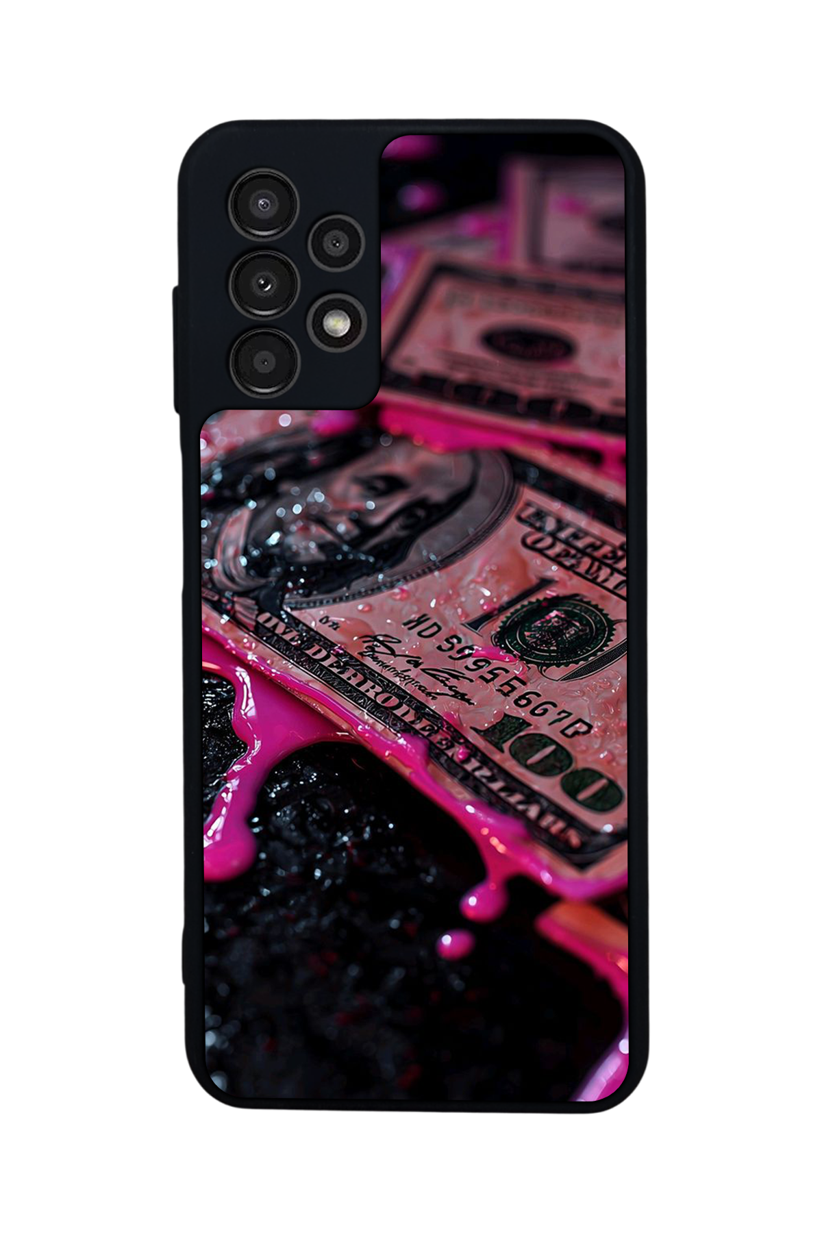 Samsung Galaxy A13 Uyumlu Para Tasarımlı Glossy Premium Kılıf