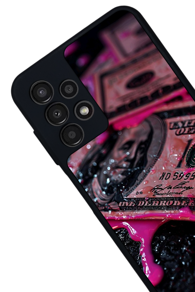 Samsung Galaxy A13 Uyumlu Para Tasarımlı Glossy Premium Kılıf