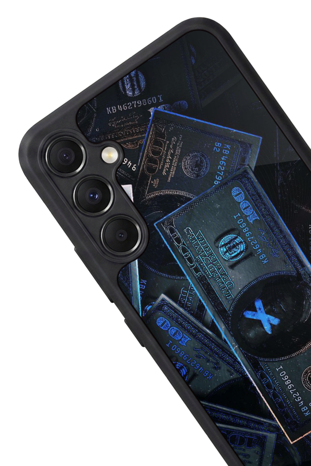 Samsung Galaxy M34 Uyumlu Para Tasarımlı Glossy Premium Kılıf