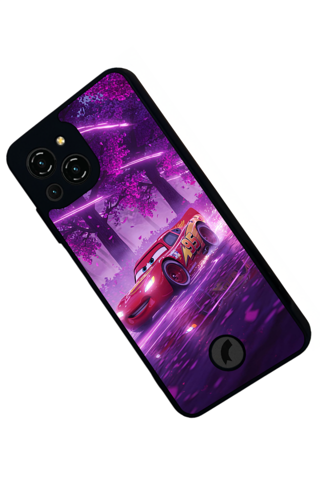 Reeder S23 Pro Max Uyumlu Simsek McQueen Tasarımlı Glossy Premium Kılıf