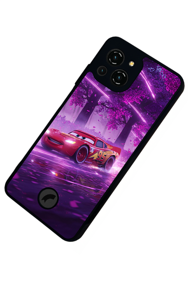 Reeder S23 Pro Max Uyumlu Simsek McQueen Tasarımlı Glossy Premium Kılıf