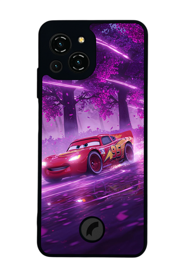 Reeder S23 Pro Max Uyumlu Simsek McQueen Tasarımlı Glossy Premium Kılıf
