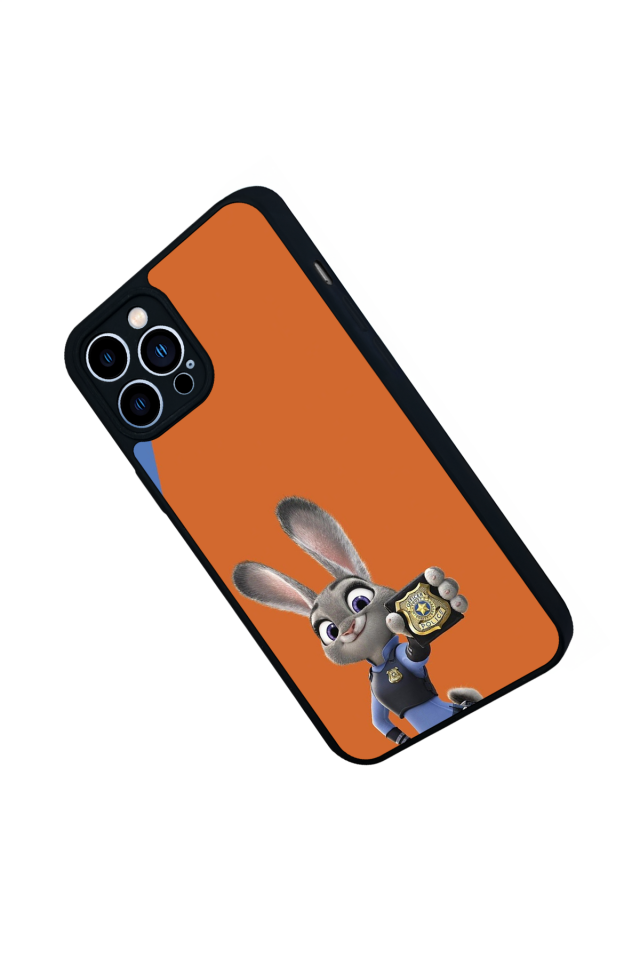 iPhone 13 Pro Max Uyumlu Zootropolis Tasarımlı Glossy Premium Kılıf