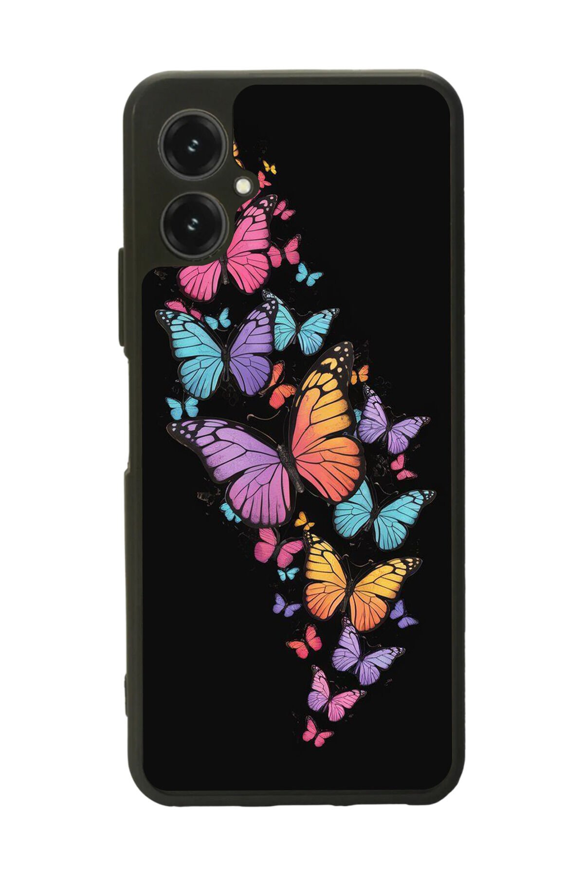 Omix X5 Uyumlu Kelebek Tasarımlı Glossy Premium Kılıf