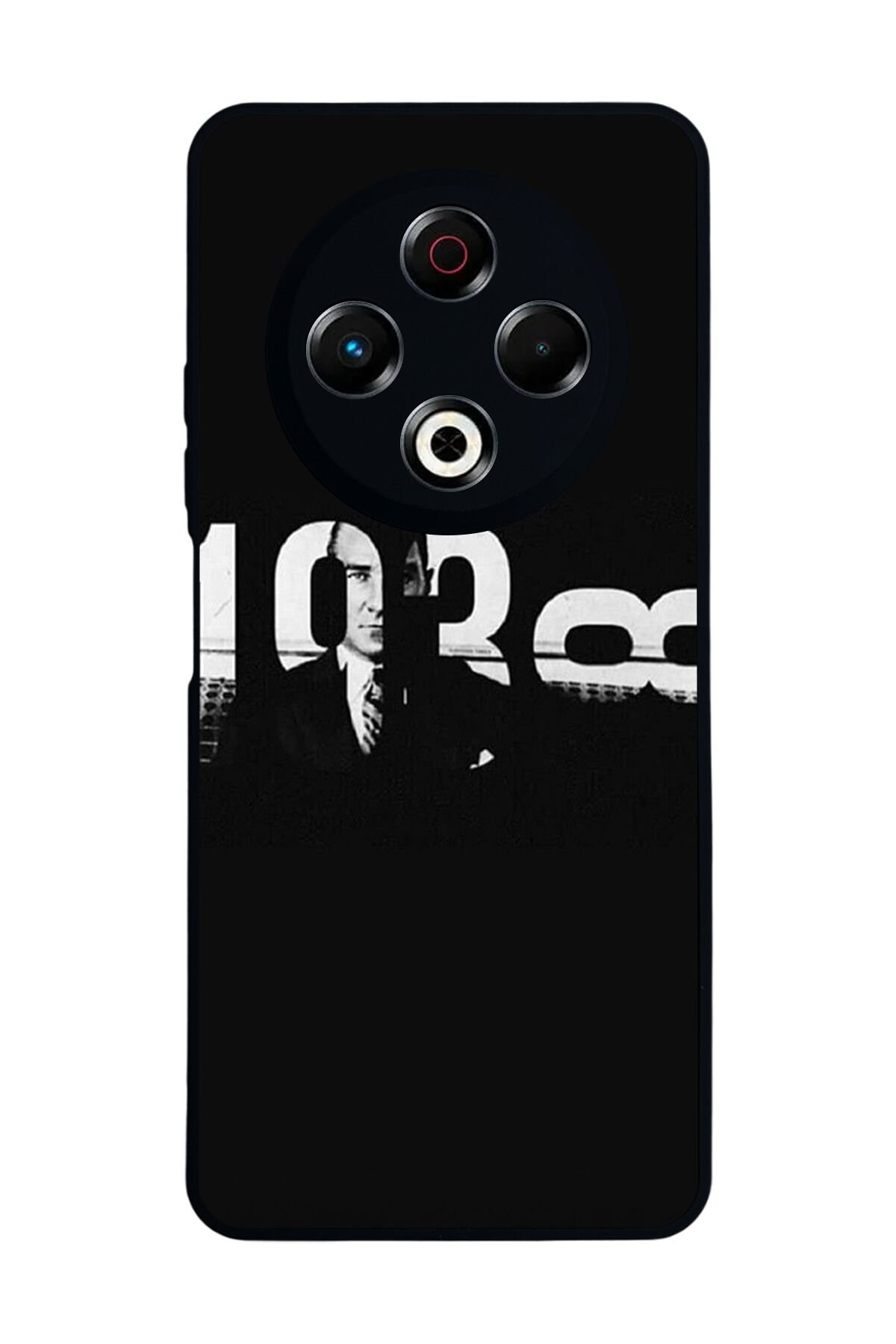 Tecno Spark 30 Uyumlu Mustafa Kemal Ataturk Tasarımlı Glossy Premium Kılıf
