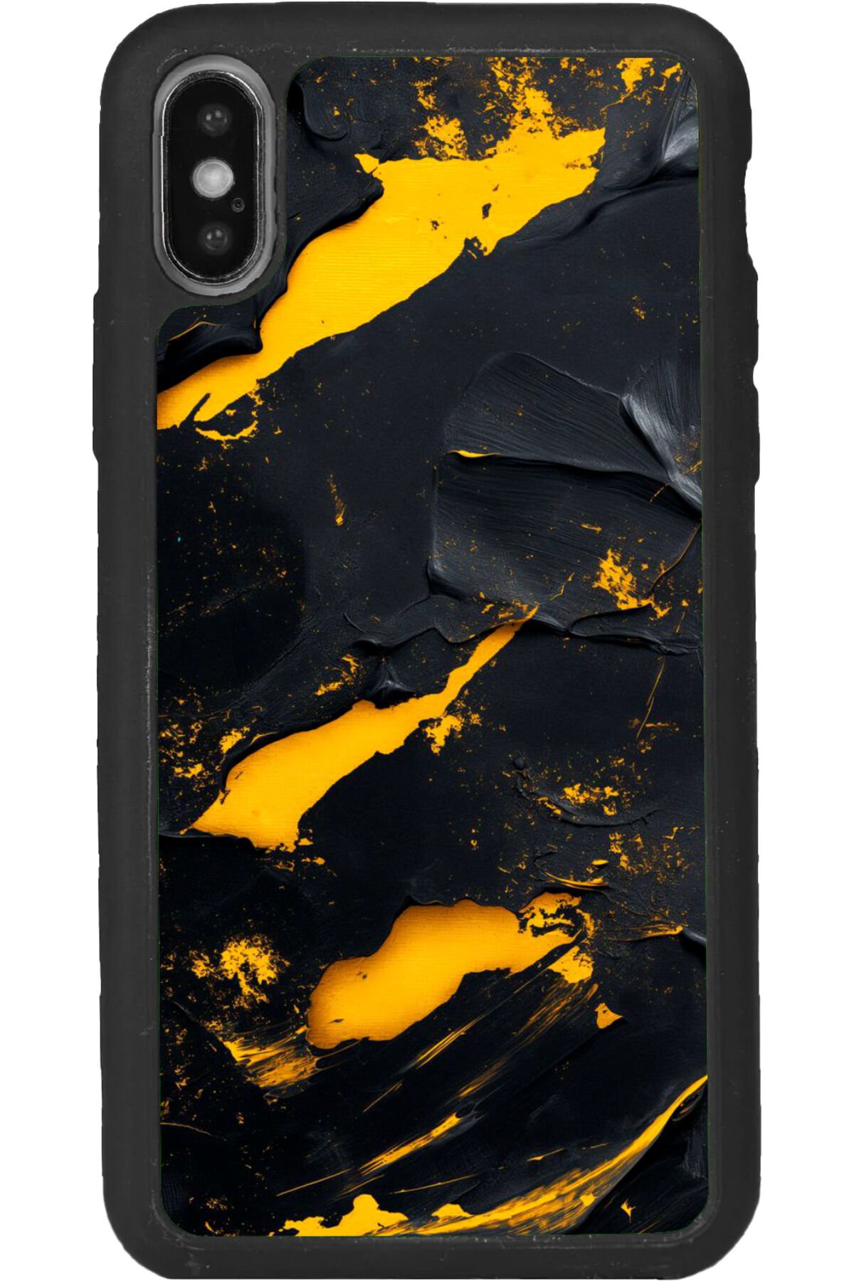 iPhone XS Max Uyumlu Mat Siyah uyumlu Kılıf – Yumuşak Silikon, Koruyucu, Şok Emici Kapak