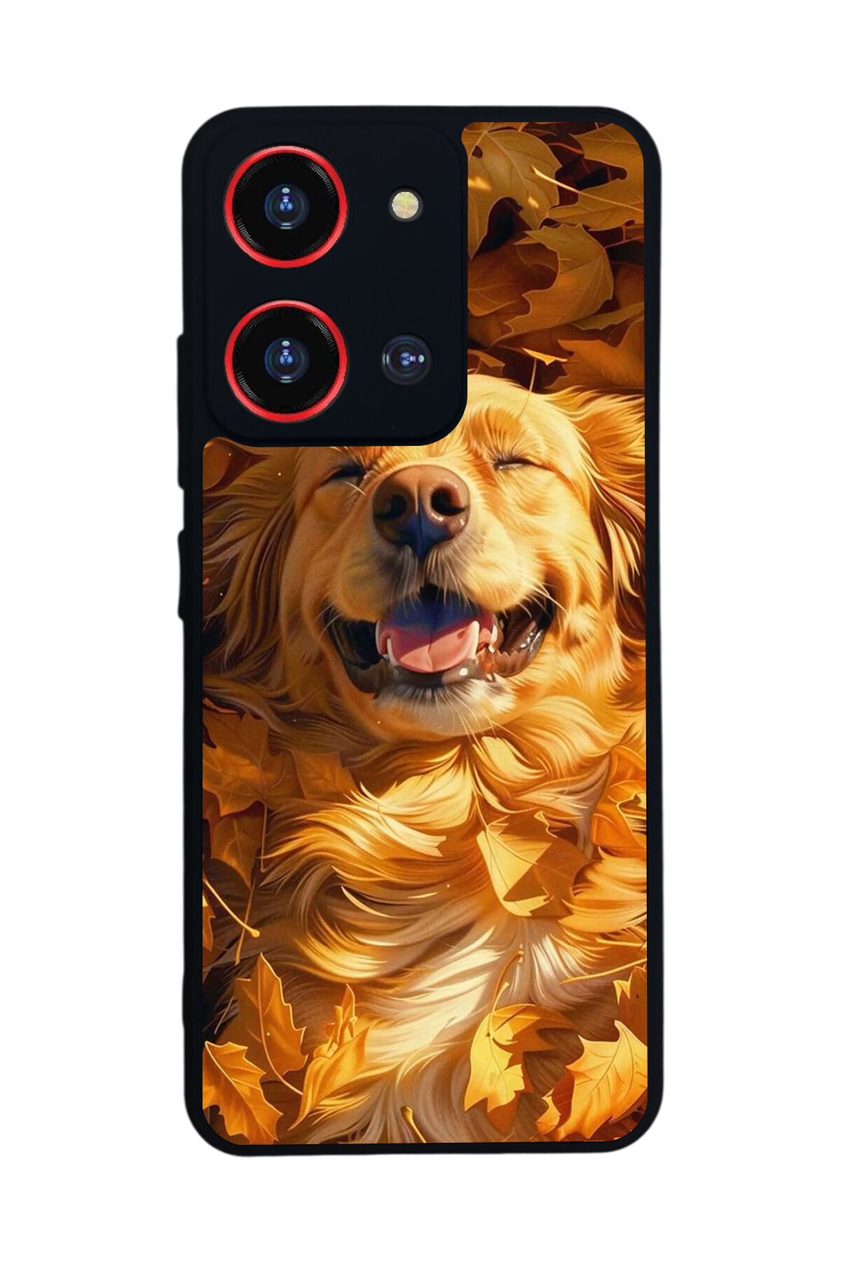 Reeder S19 Max Pro S ZOOM Uyumlu Golden Kopek Tasarımlı Glossy Premium Kılıf