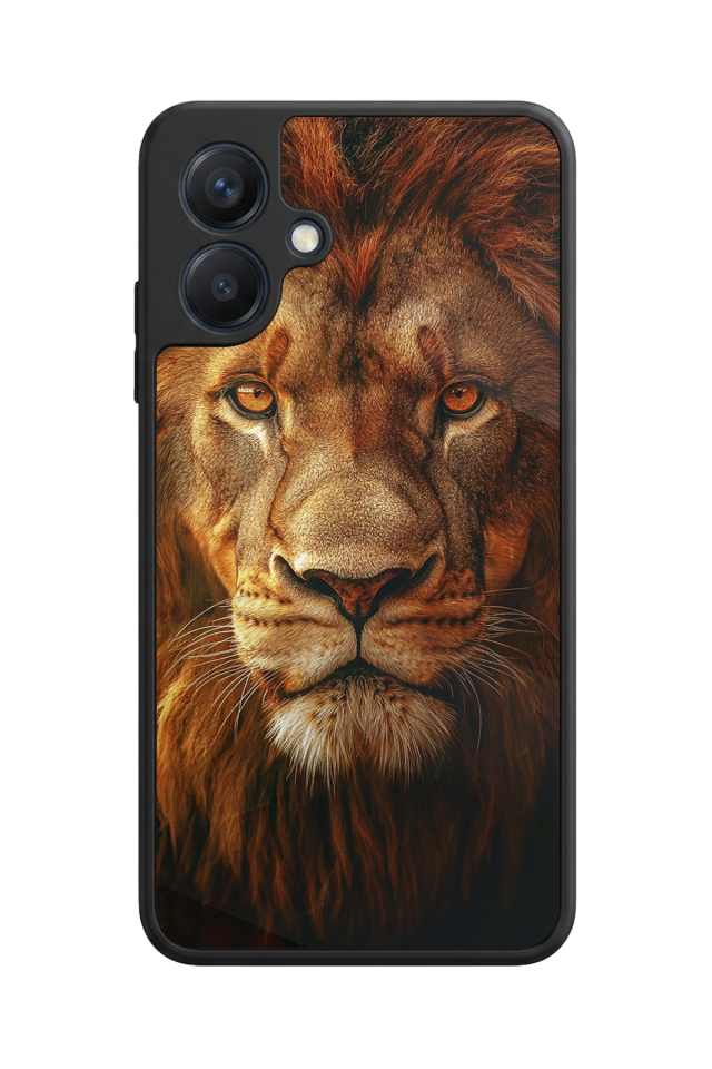 Samsung Galaxy A07 Uyumlu Aslan Tasarımlı Glossy Premium Kılıf