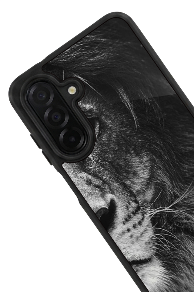 Samsung Galaxy A56 Uyumlu Aslan Tasarımlı Glossy Premium Kılıf