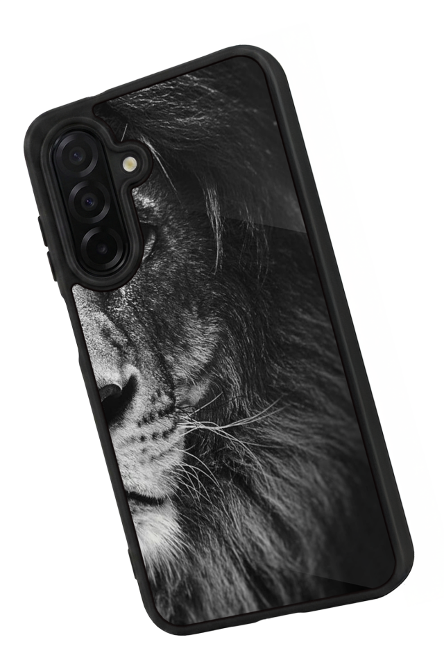 Samsung Galaxy A56 Uyumlu Aslan Tasarımlı Glossy Premium Kılıf