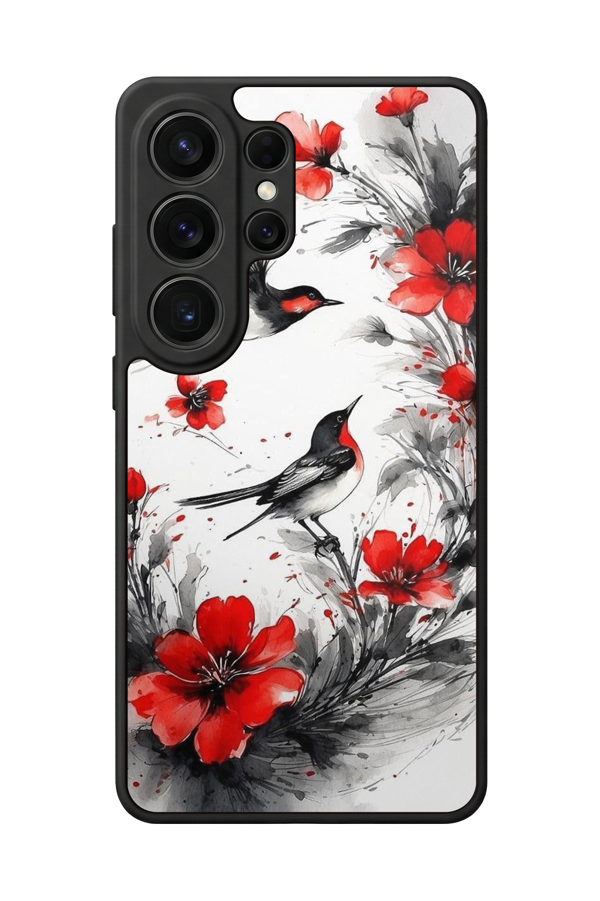 Samsung Galaxy S26 Ultra Uyumlu Floral Tasarımlı Glossy Premium Kılıf