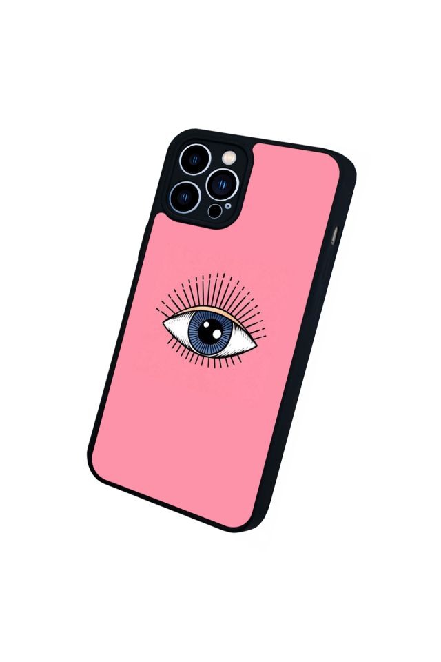 iPhone 13 Pro Max Uyumlu Göz Tasarımlı Glossy Premium Kılıf
