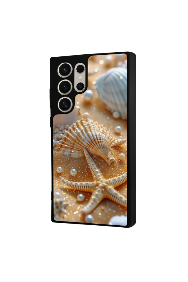 Samsung Galaxy S23 Ultra Uyumlu  İnci Tasarımlı Glossy Premium Kılıf