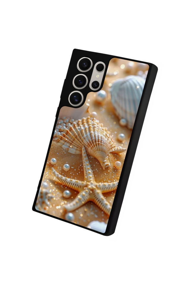 Samsung Galaxy S23 Ultra Uyumlu  İnci Tasarımlı Glossy Premium Kılıf