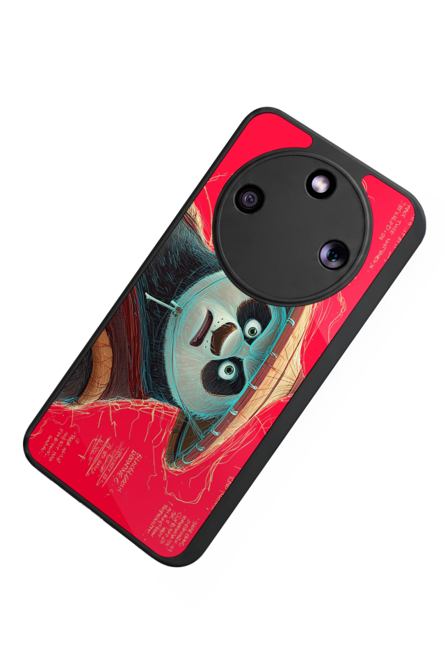 Honor Magic 8 Lite Uyumlu Kung Fu Panda Tasarımlı Glossy Premium Kılıf