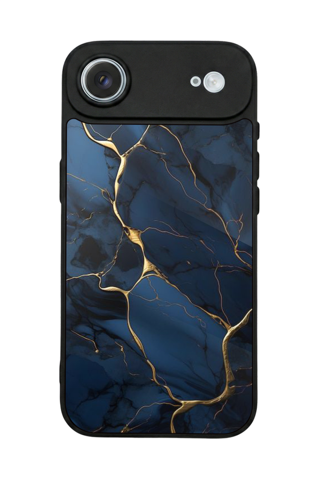 iPhone 17 Air Uyumlu Mermer Marble Tasarımlı Glossy Premium Kılıf