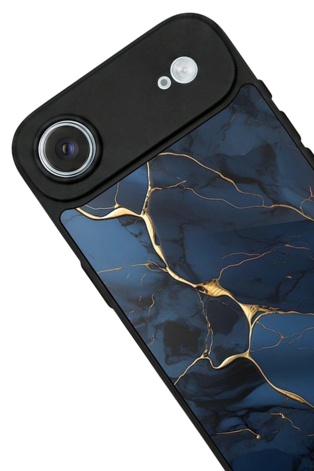iPhone 17 Air Uyumlu Mermer Marble Tasarımlı Glossy Premium Kılıf