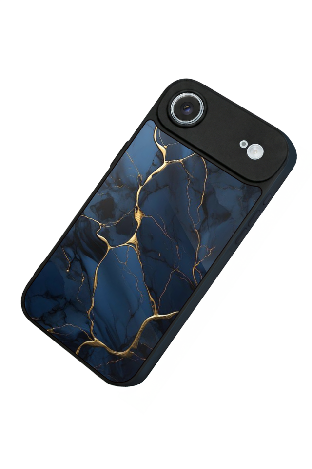iPhone 17 Air Uyumlu Mermer Marble Tasarımlı Glossy Premium Kılıf
