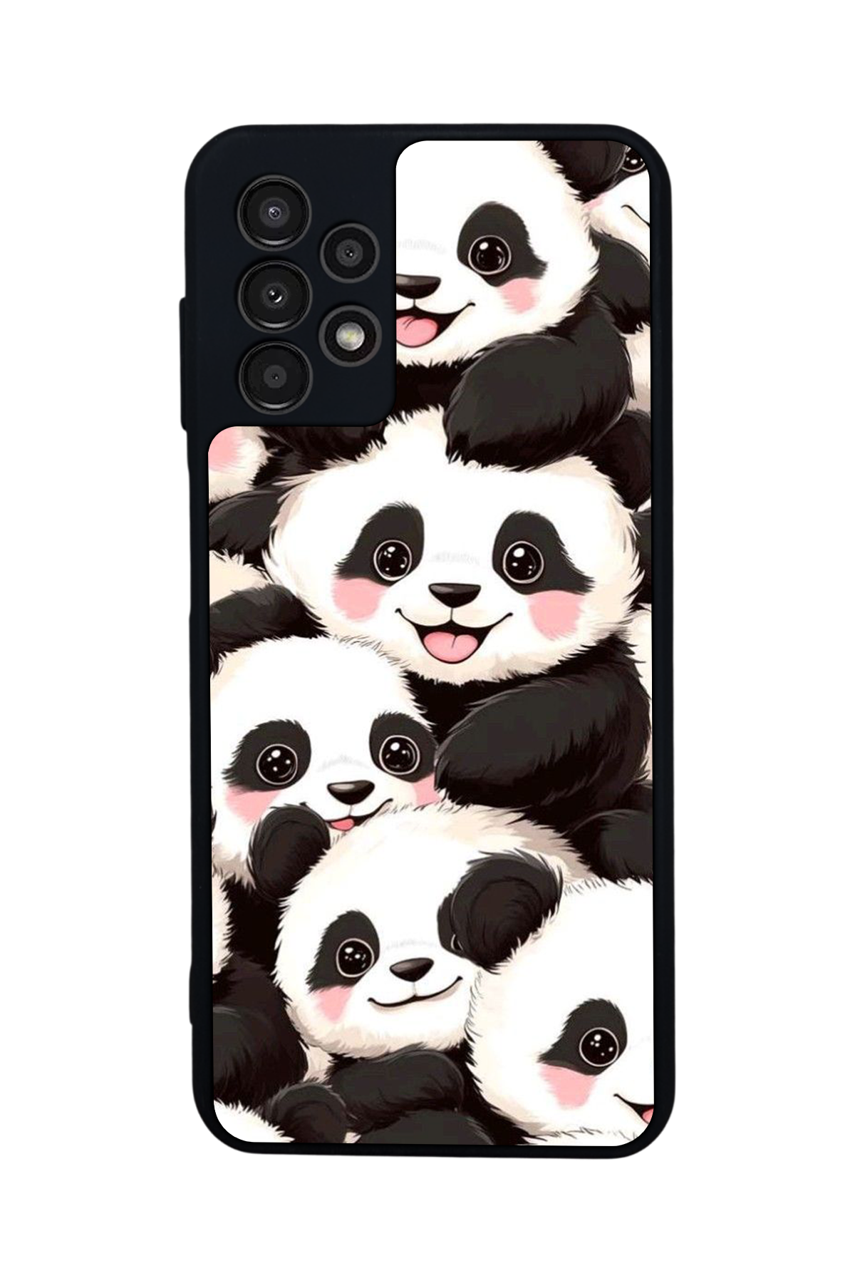 Samsung Galaxy A23 Uyumlu Panda Tasarımlı Glossy Premium Kılıf