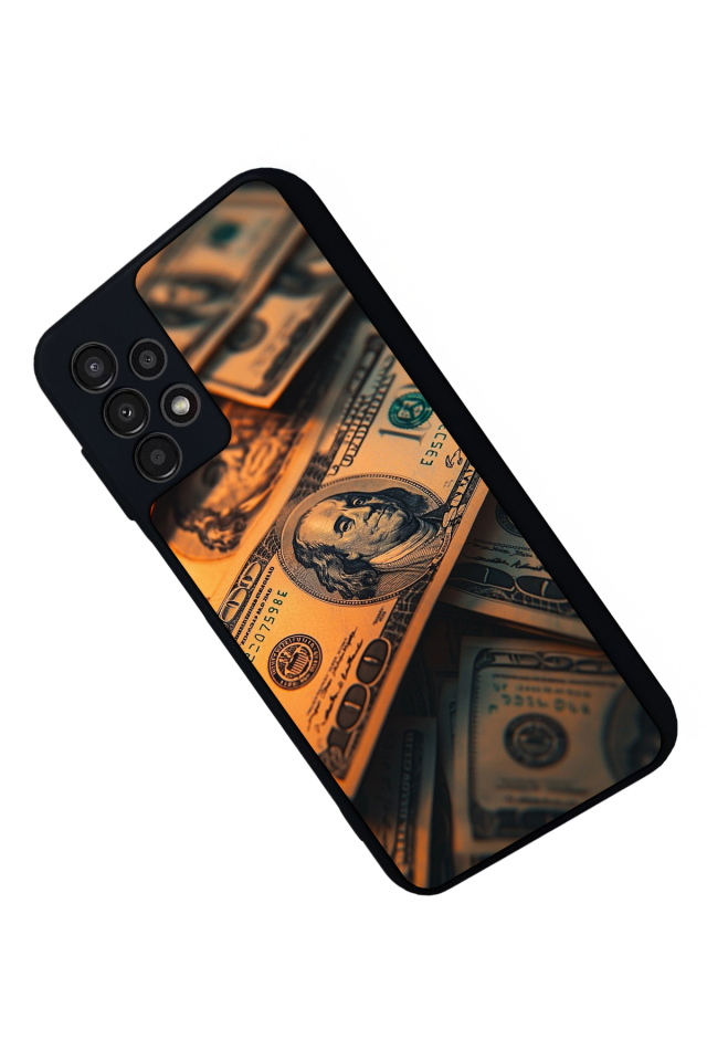 Samsung Galaxy A13 Uyumlu Para Tasarımlı Glossy Premium Kılıf