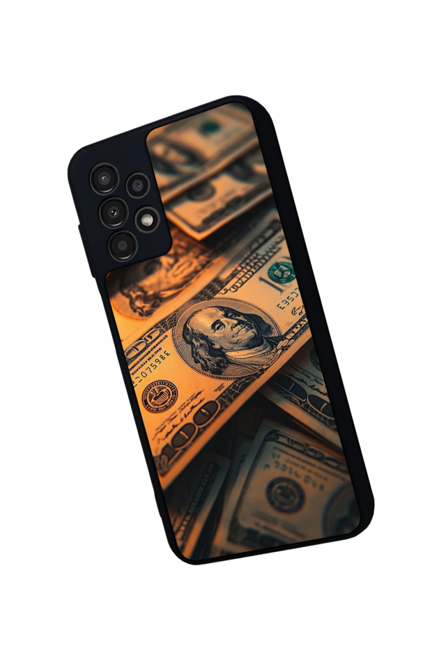 Samsung Galaxy A13 Uyumlu Para Tasarımlı Glossy Premium Kılıf