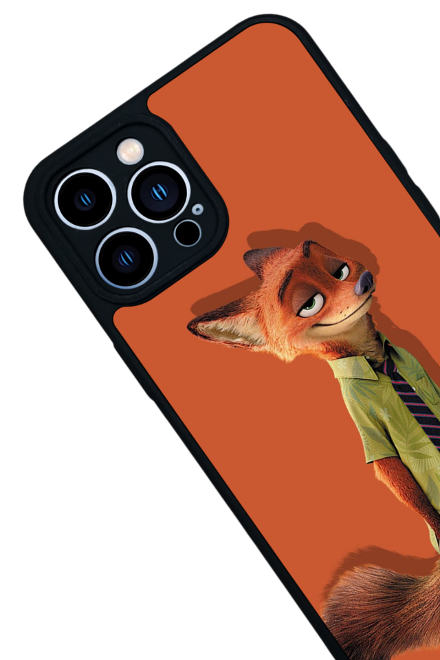 iPhone 13 Pro Max Uyumlu Zootropolis Tasarımlı Glossy Premium Kılıf